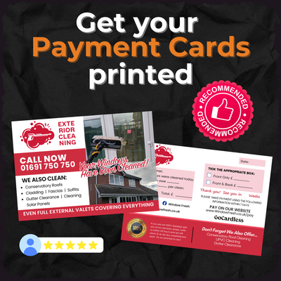 Payment Card - Just Print My Own Design For Me