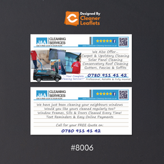 DL Sized Leaflets - (Like Ben's Gutters) - Design & Print