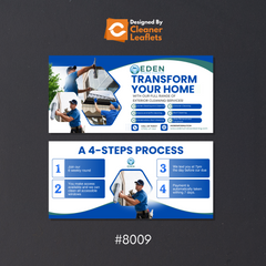 DL Sized Leaflets - (Like Ben's Gutters) - Design & Print