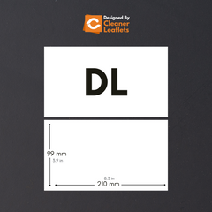 DL Sized Leaflets - (Like Ben's Gutters) - Design & Print