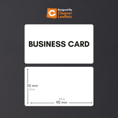 Business Card - Just Print My Own Design For Me